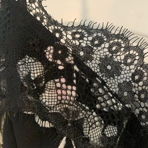 Premier Amour black floral dress